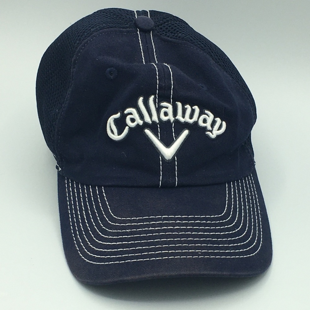 Callaway Navy Cotton Golf Hat Adjustable Cap